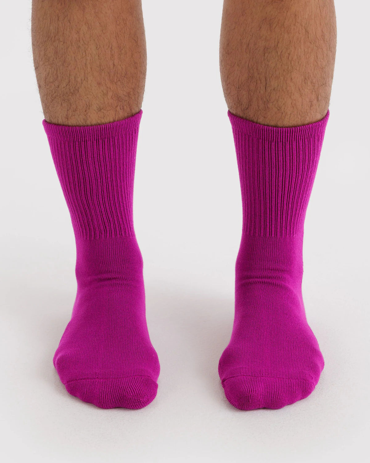 Ribbed Socks - Deep Fuchsia