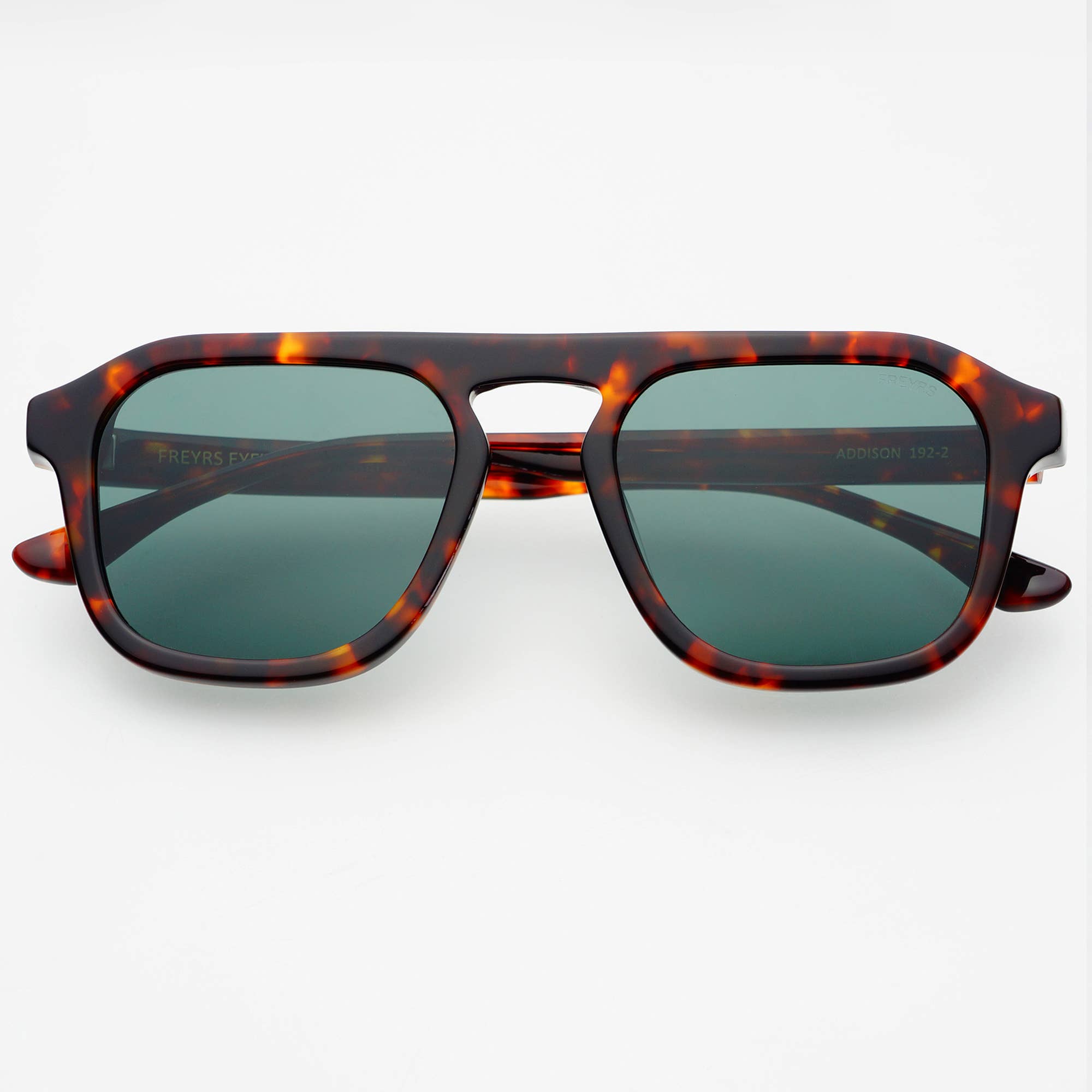 Addison Tortoise Aviator Sunglasses