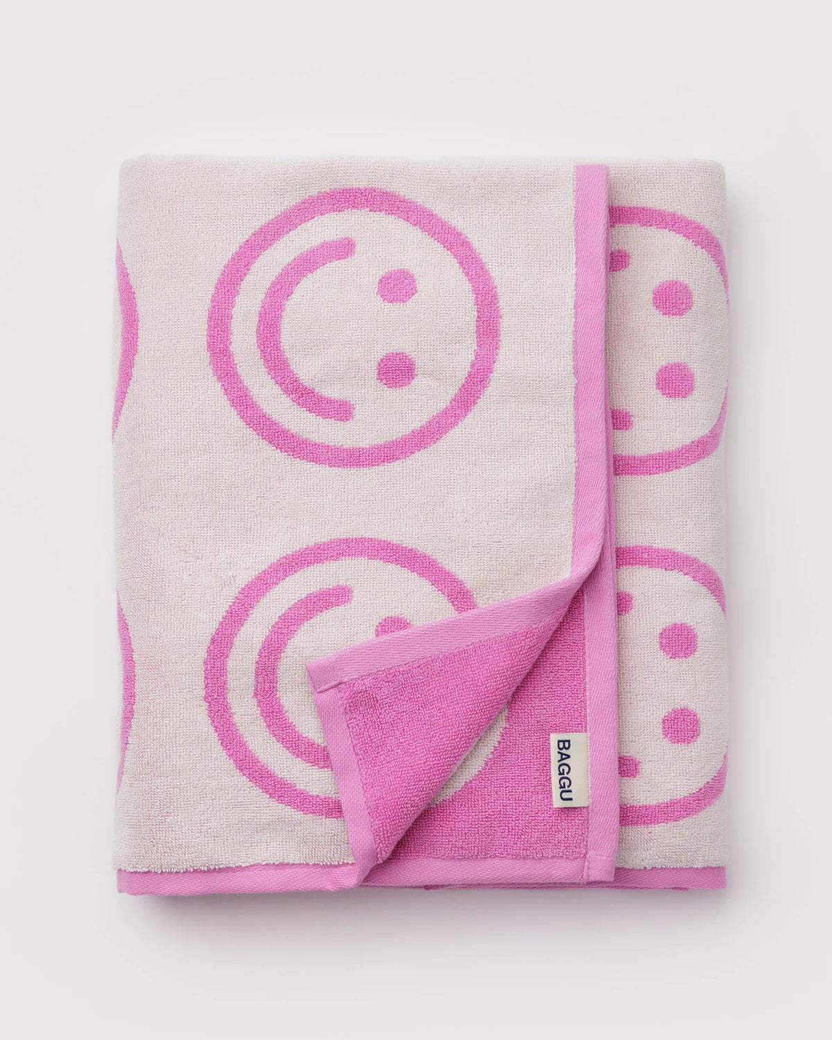 Bath Towel - Happy Pink