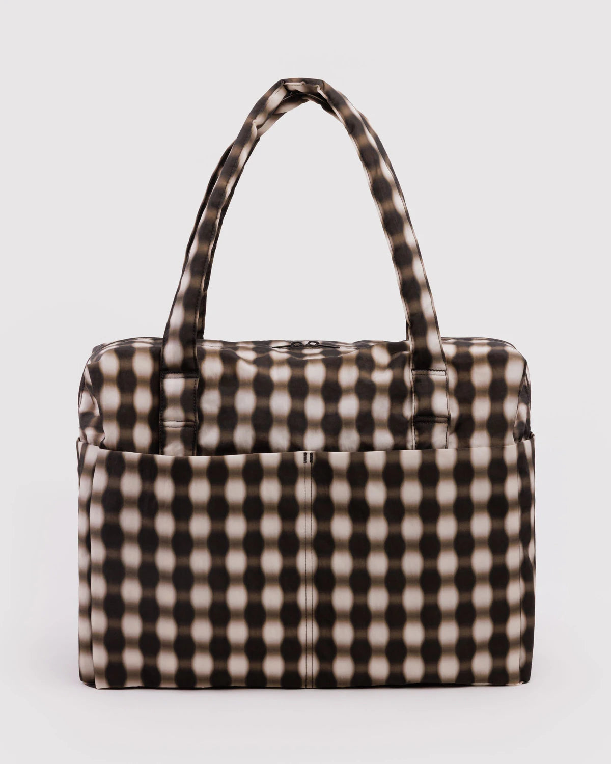 Cloud Carry-On - Blurred Gingham Brown