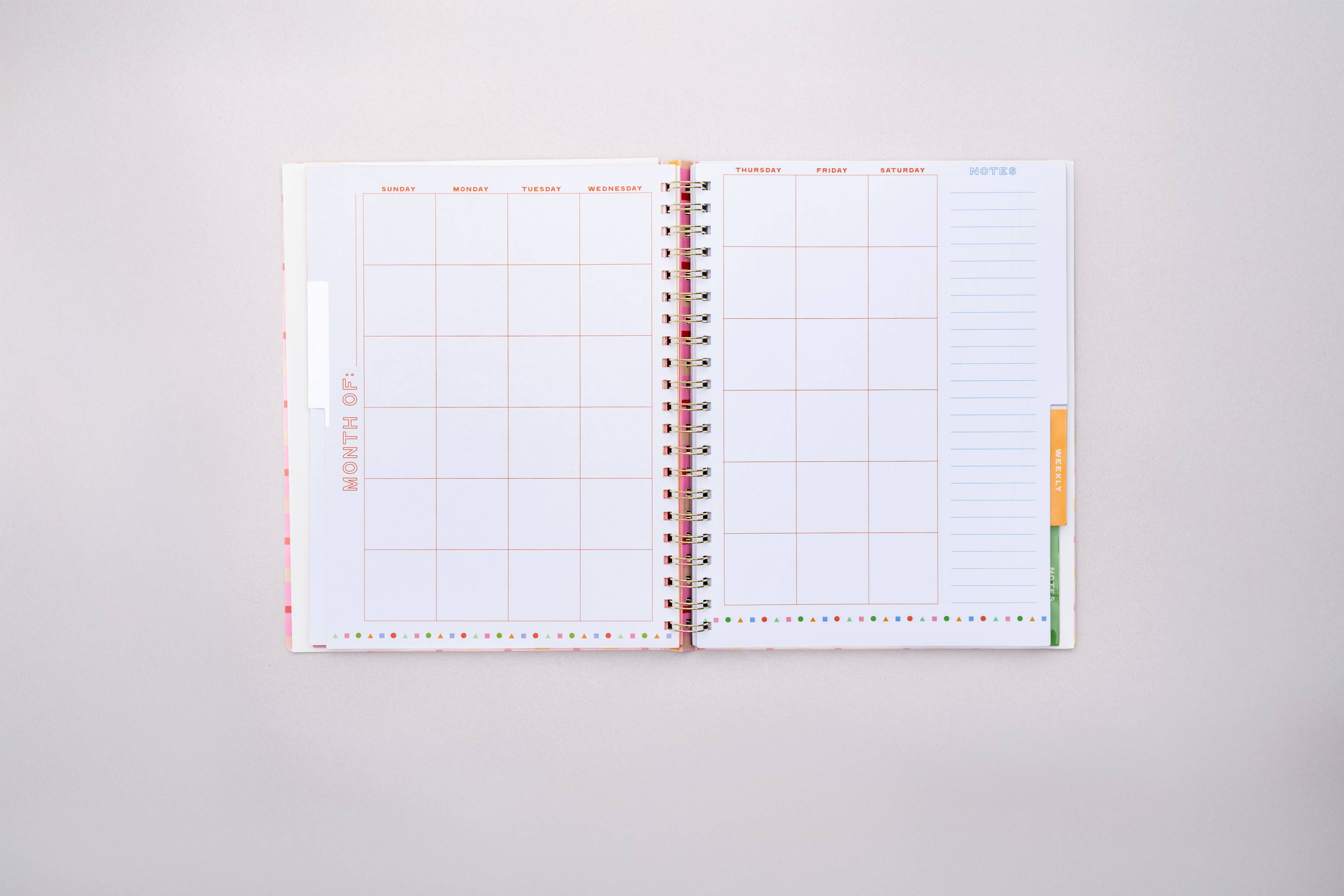 Weekly Undated Planner, Ready for Anything