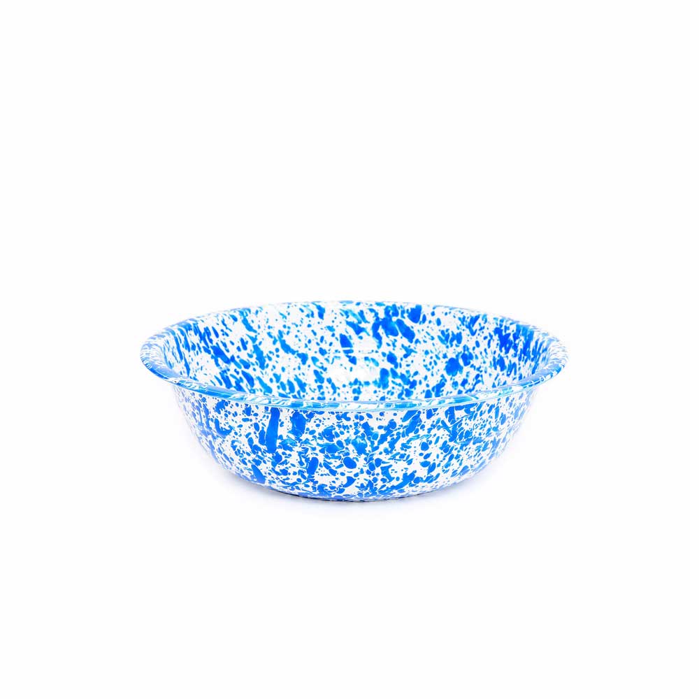 Splatter Enamelwear Small Basin - Blue
