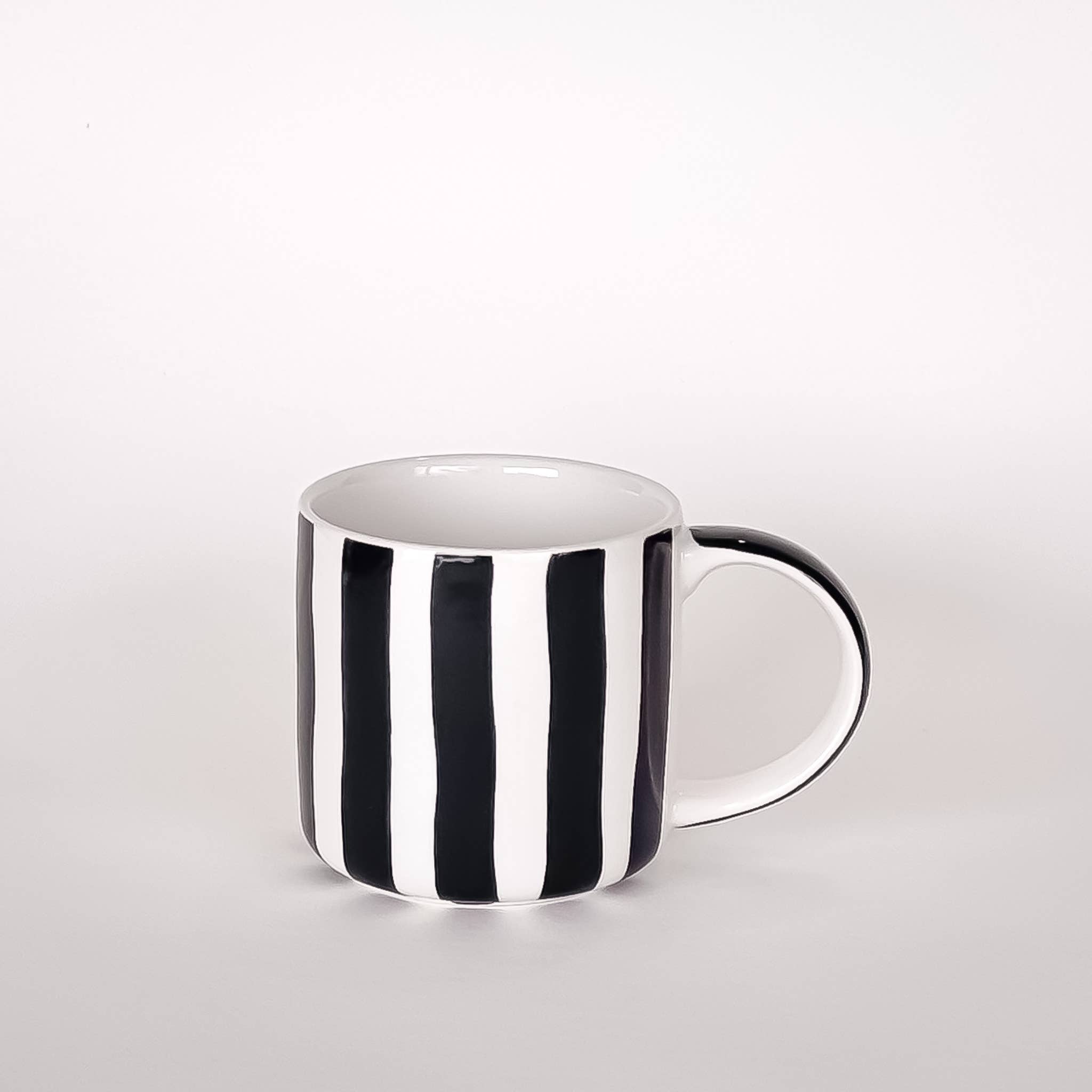 Mug Stripes - volcano black