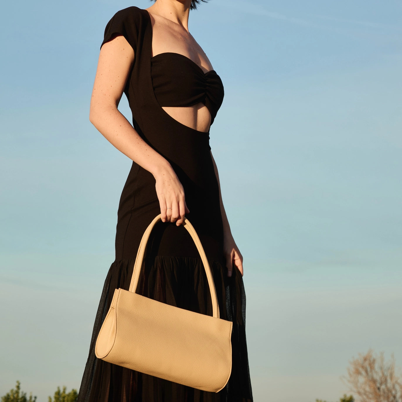 Ryleigh Bone Recycled Vegan Leather Shoulder Bag