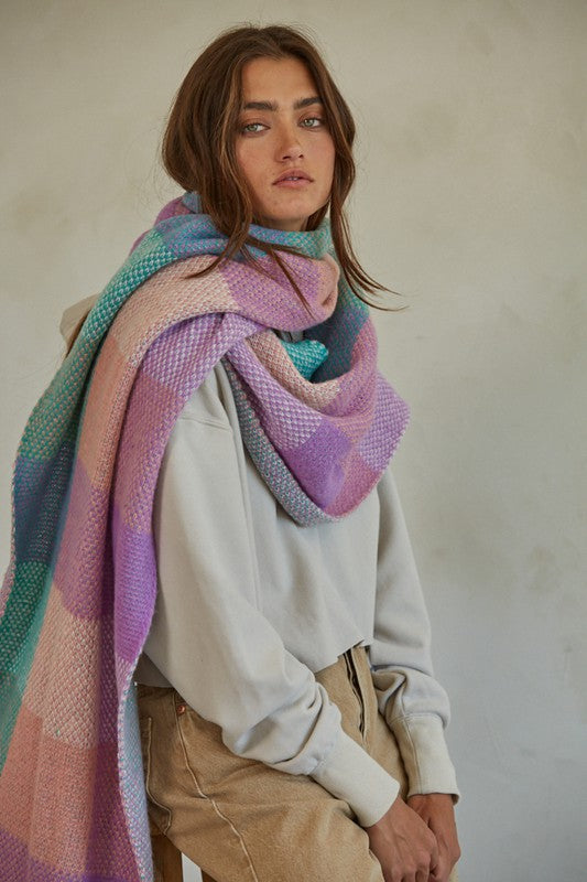 Jade Gingham ScarfÂ