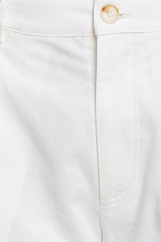 White Linen Trousers