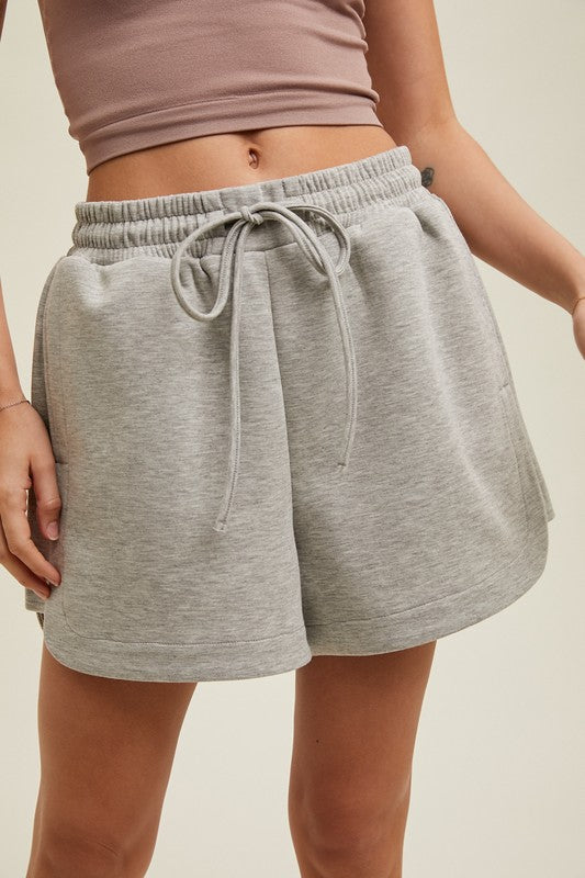 Heather Grey Sweat Shorts