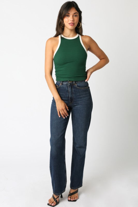 Hana Top - Forest Green