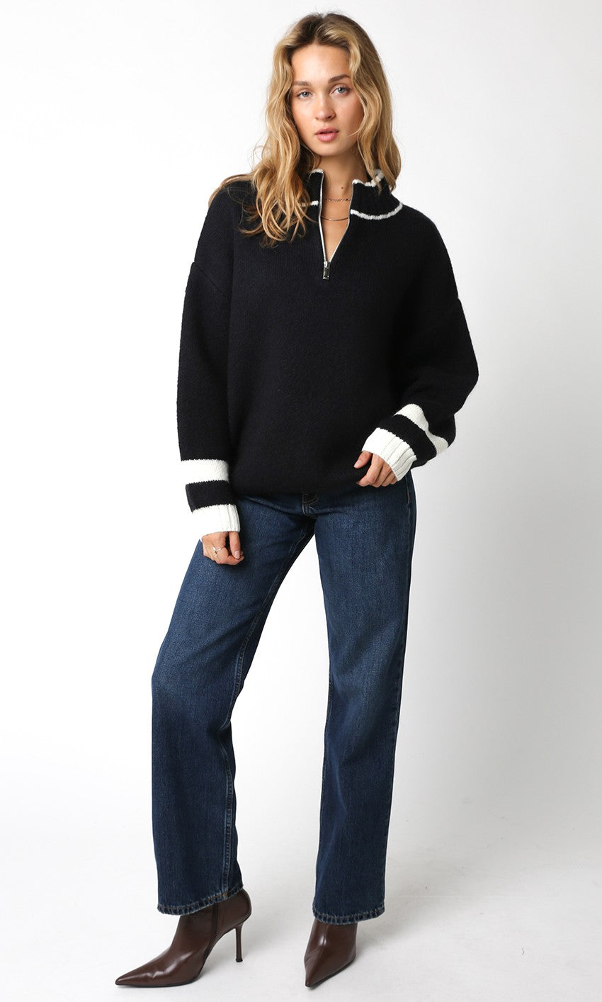 Audrey Quarter Zip Sweater