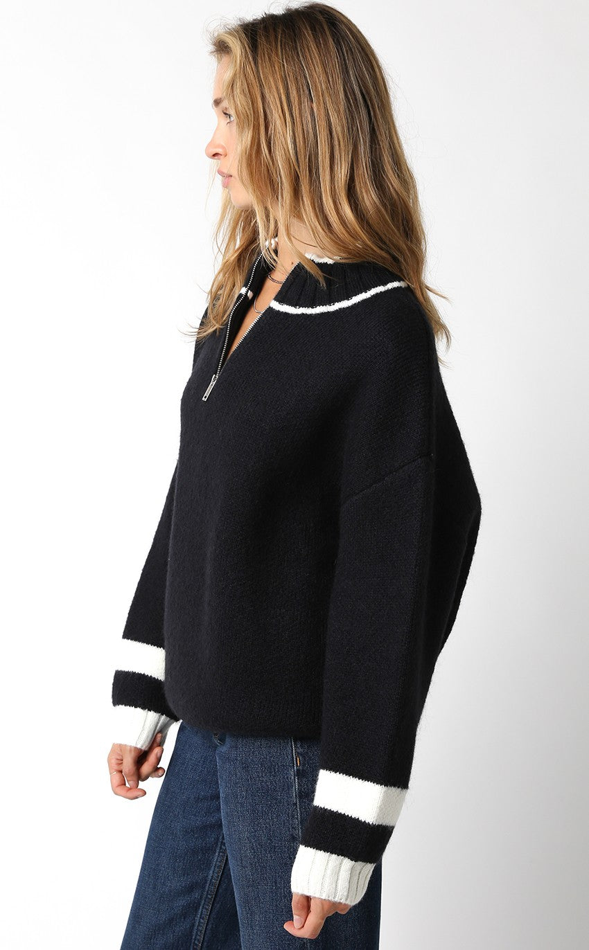 Audrey Quarter Zip Sweater