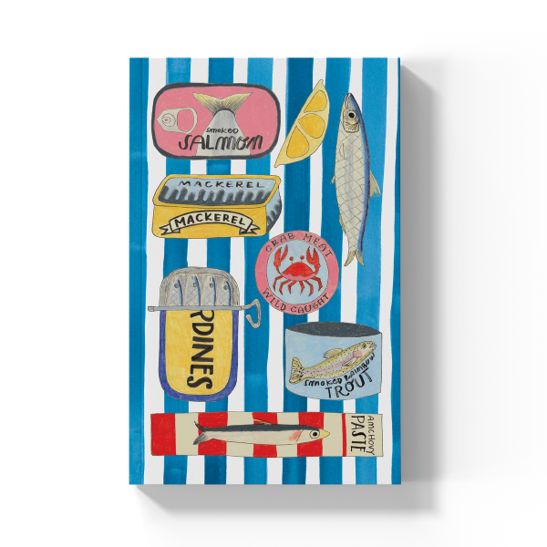 Tinned Fish Soft Touch Notebook