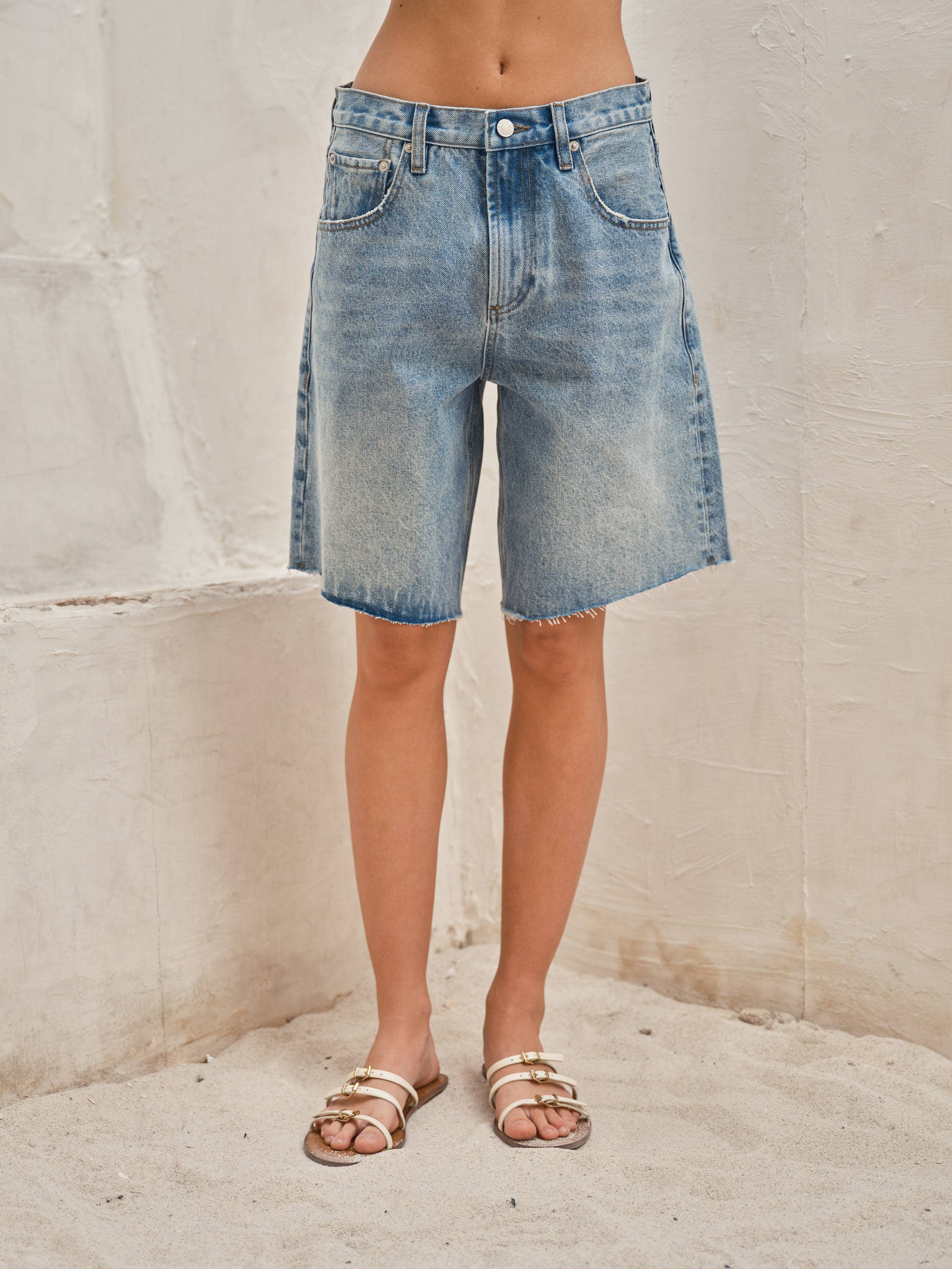 Bermuda Denim Shorts