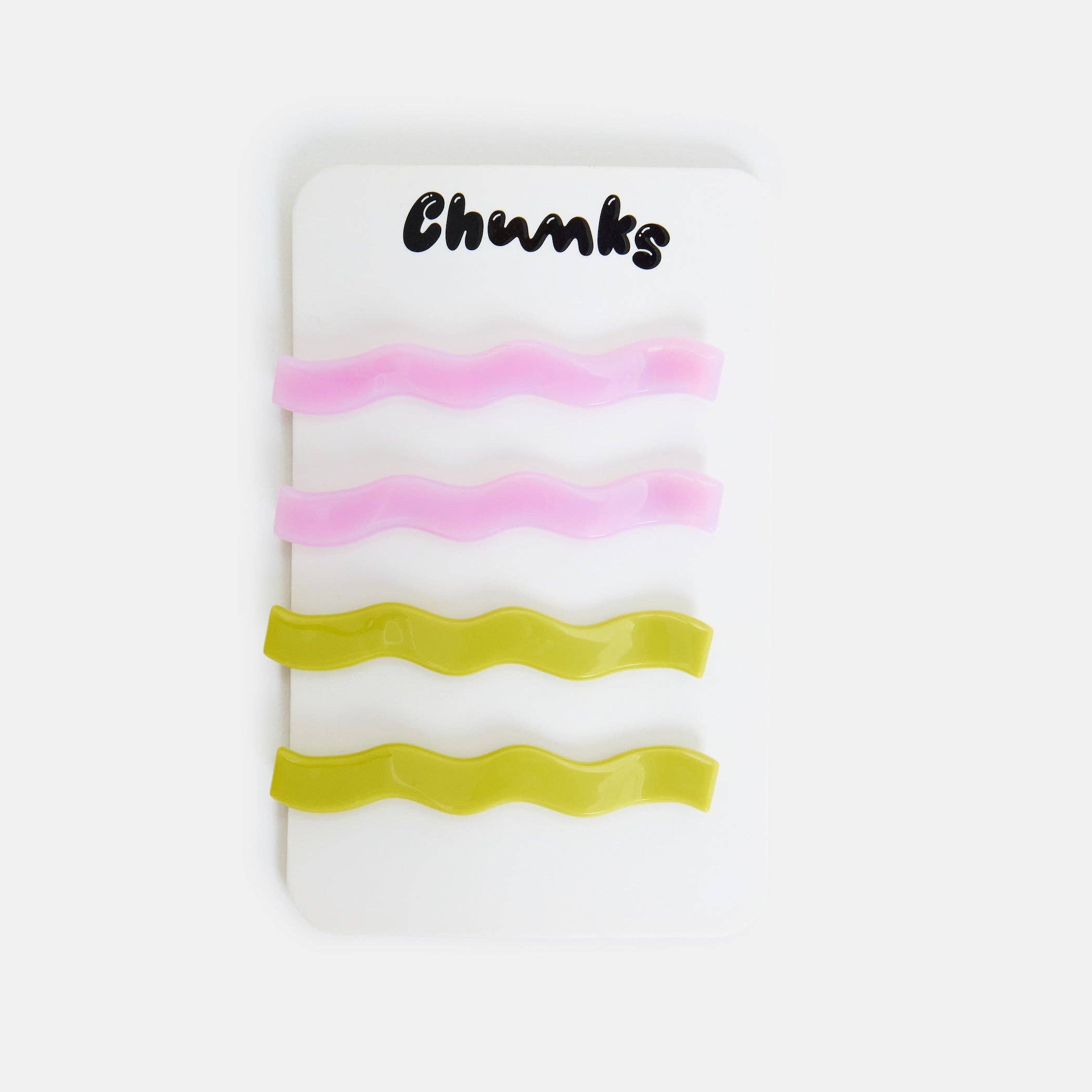Slides in Lilac + Chartreuse