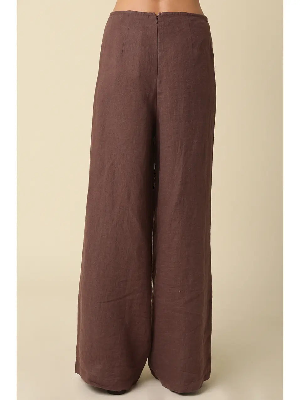 Rita Wide-Leg Linen Pants