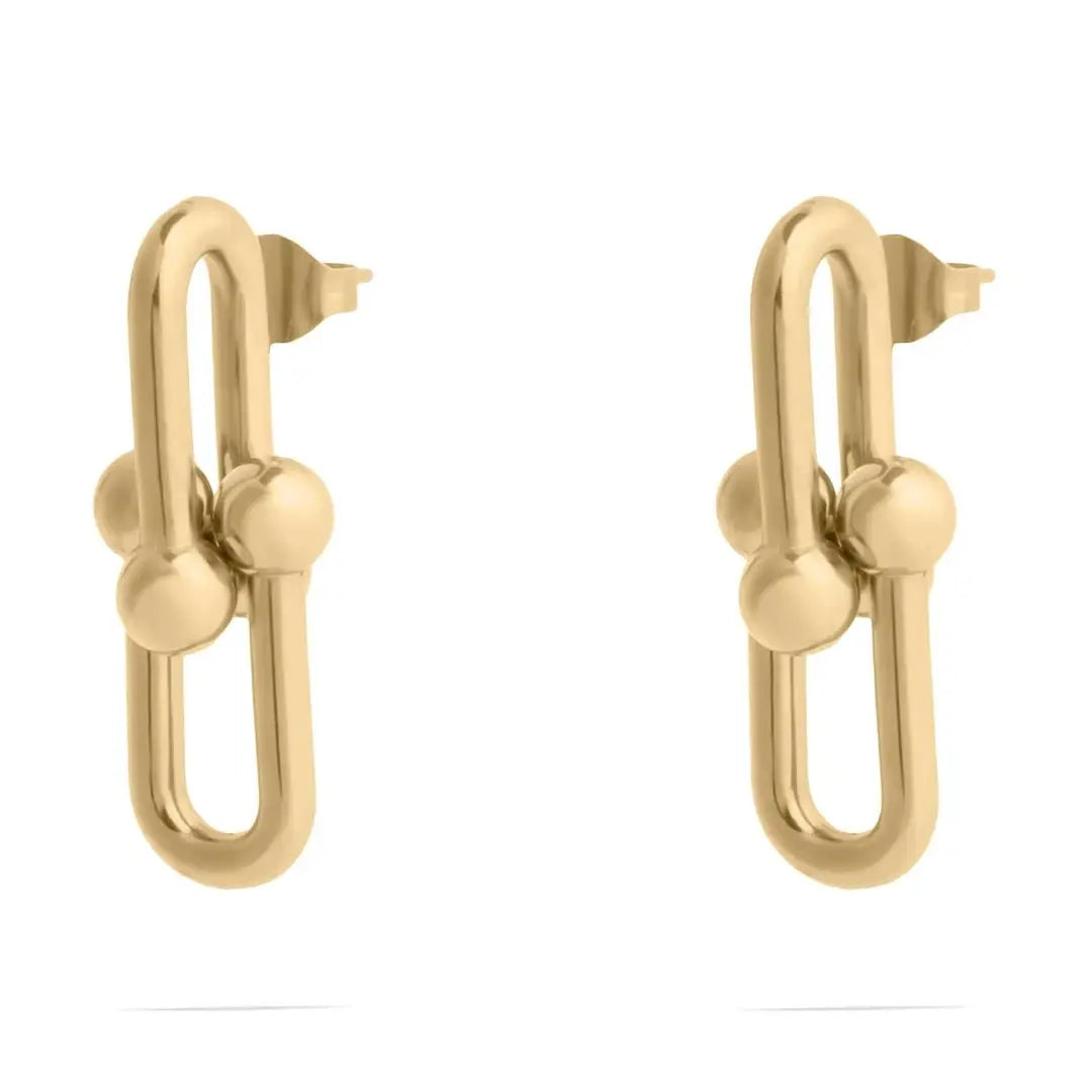 Thick Ulock Chain Earrings