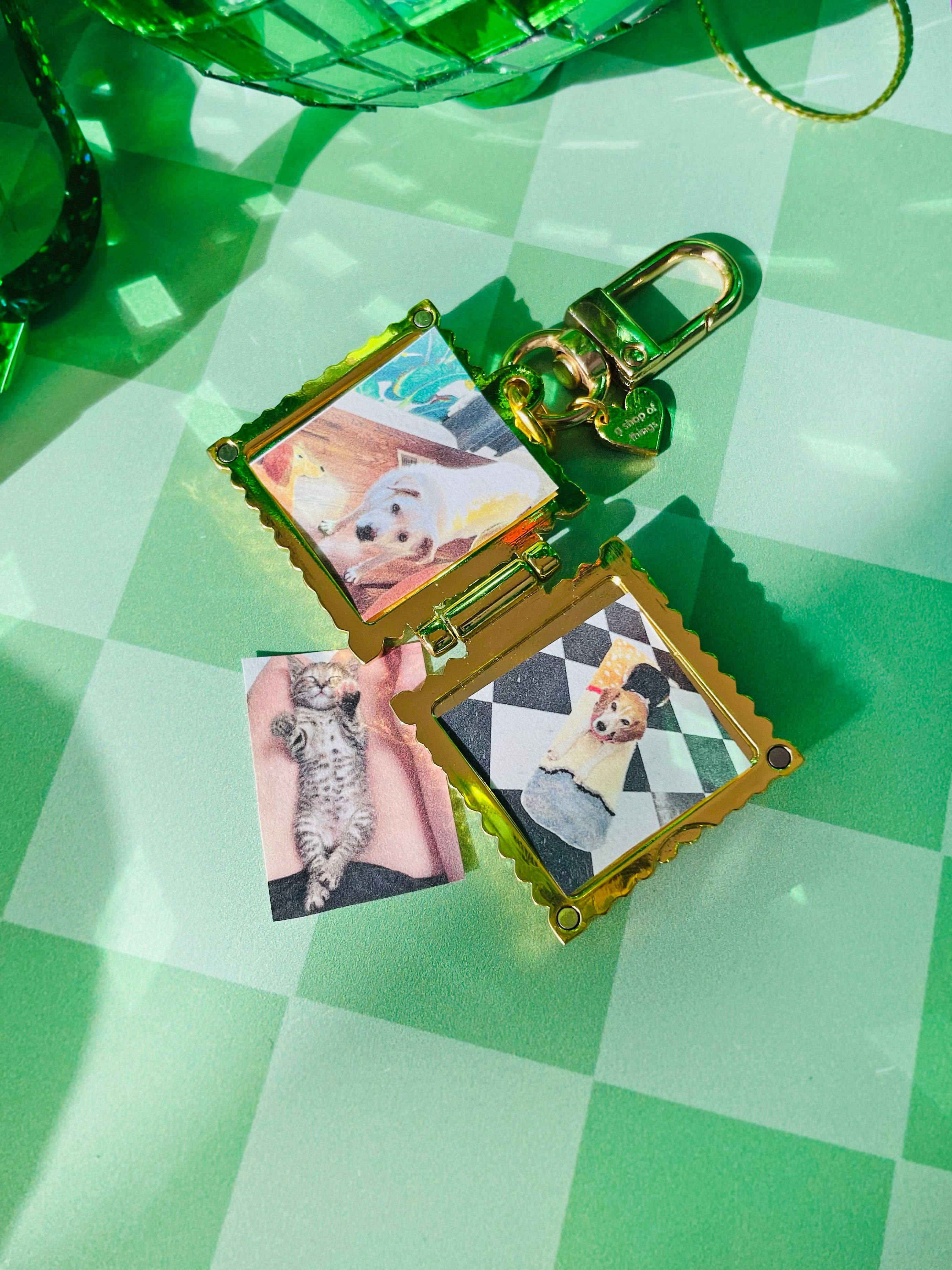 A Shop of Things - Ravioli Locket Keychain