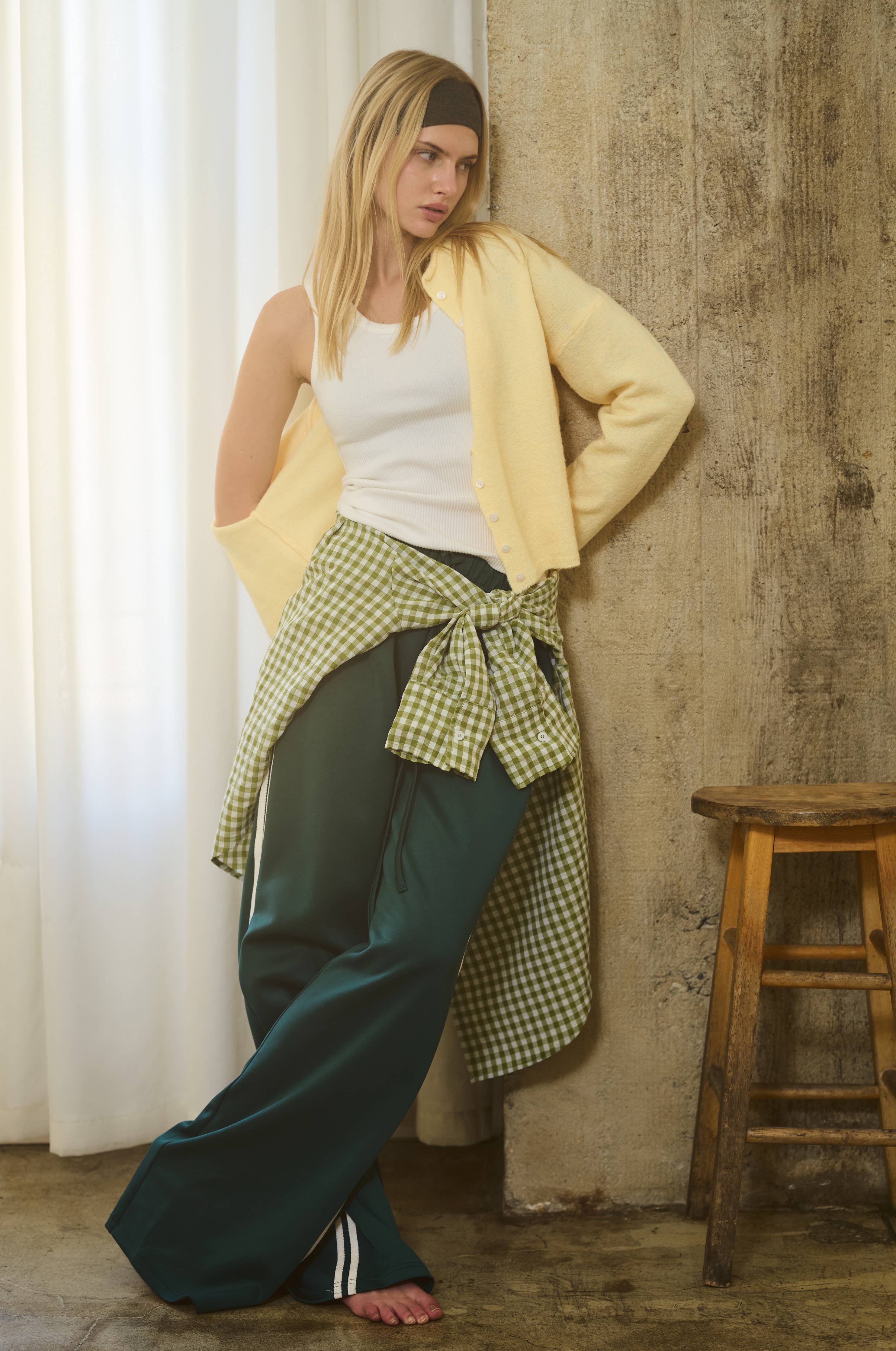 Essential Button Down Cardigan - Butter