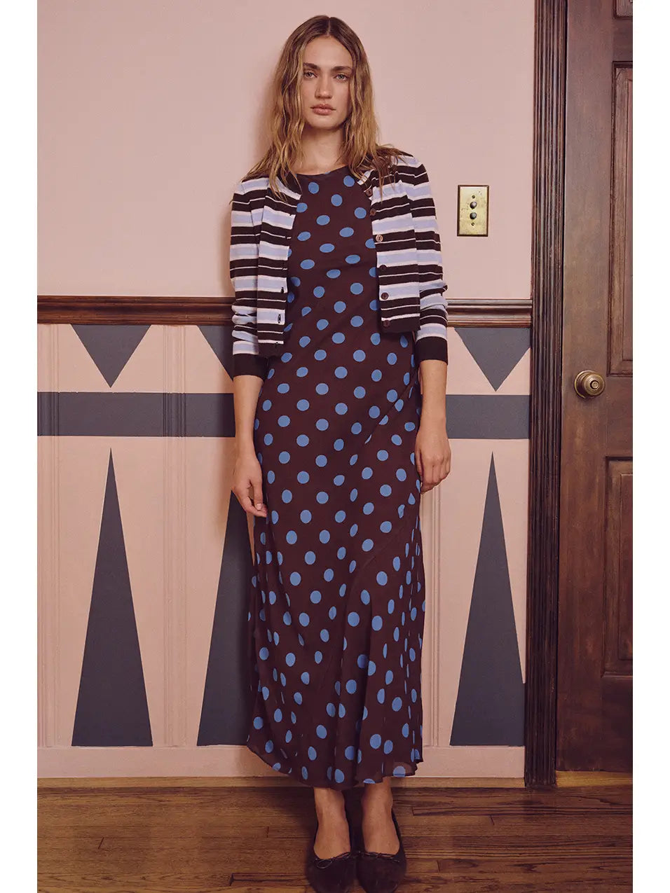 Miley Polka Dot Maxi Dress