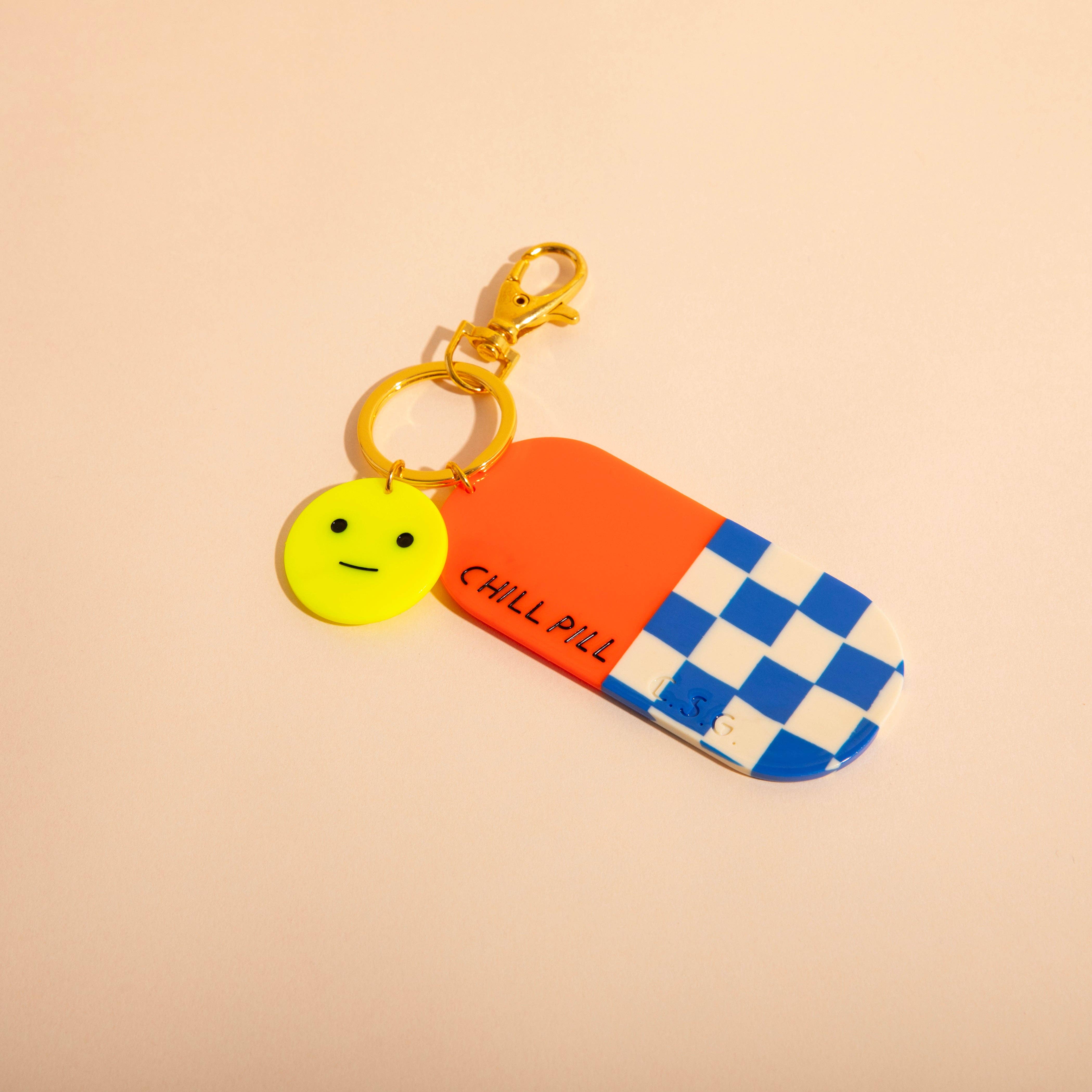 Chill Pill Keychain