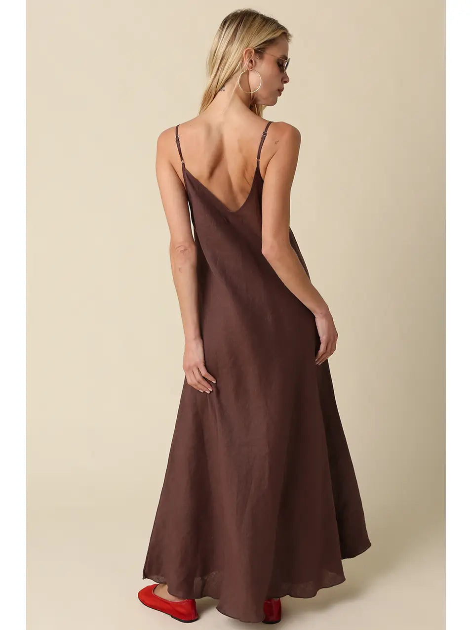 Cody Linen Slip Maxi Dress