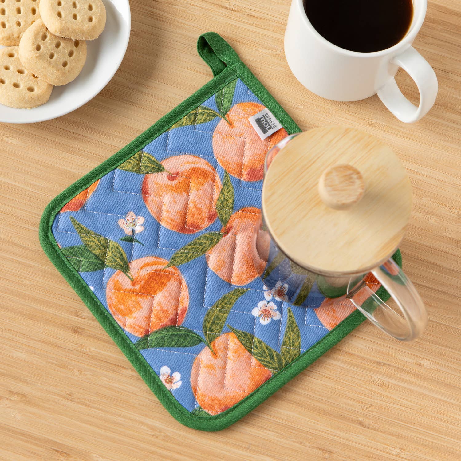 Peaches Chef Potholder