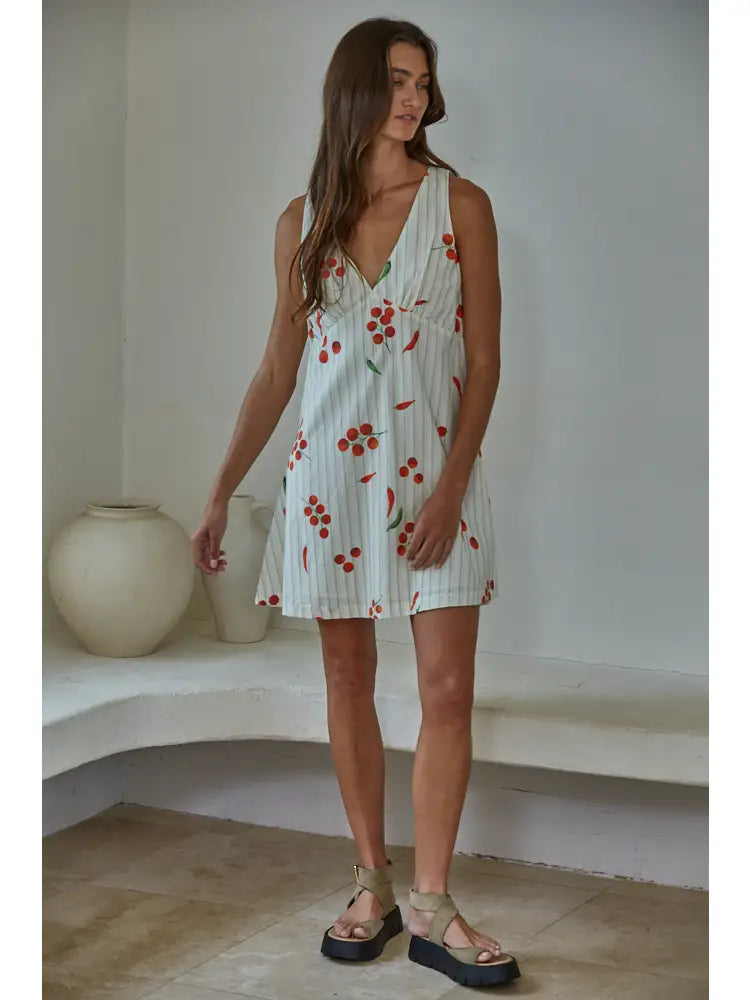 Tomato & Pepper Striped Mini