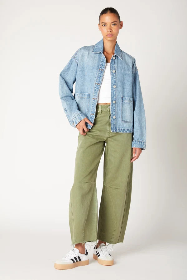 Together Again Denim Shacket