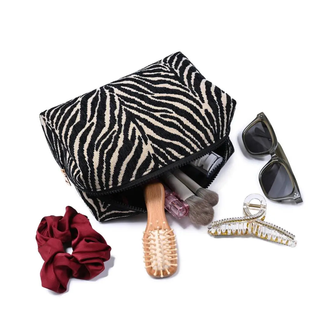 Zebrini Cosmetic & Travel Organizer Pouch