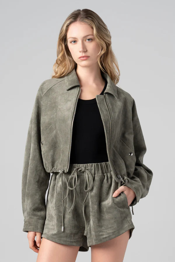 Desert Sage Suede Jacket
