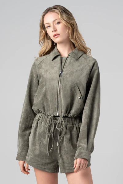 Desert Sage Suede Jacket