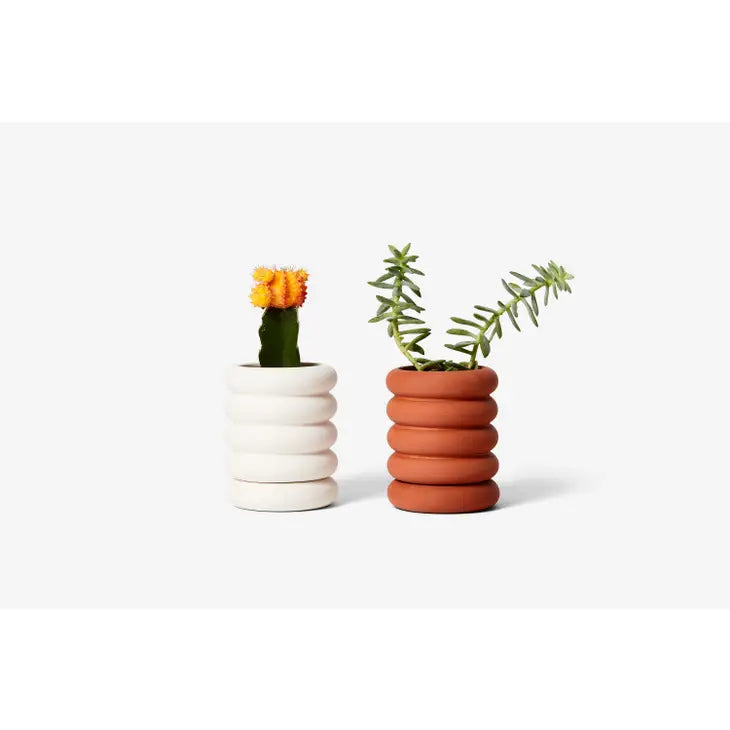 Stacking Planter Mini Tall - White