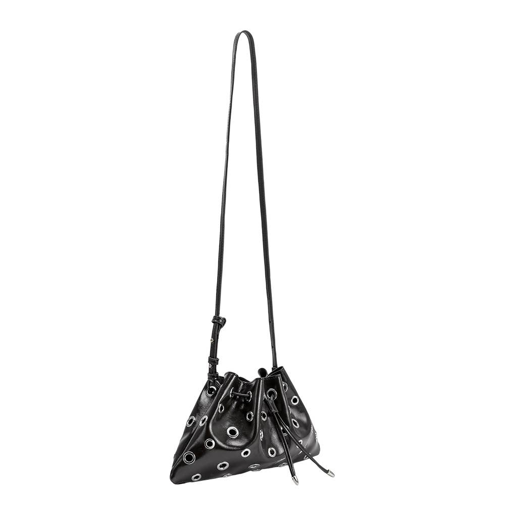 Paloma Black Recycled Vegan Shoulder Bag