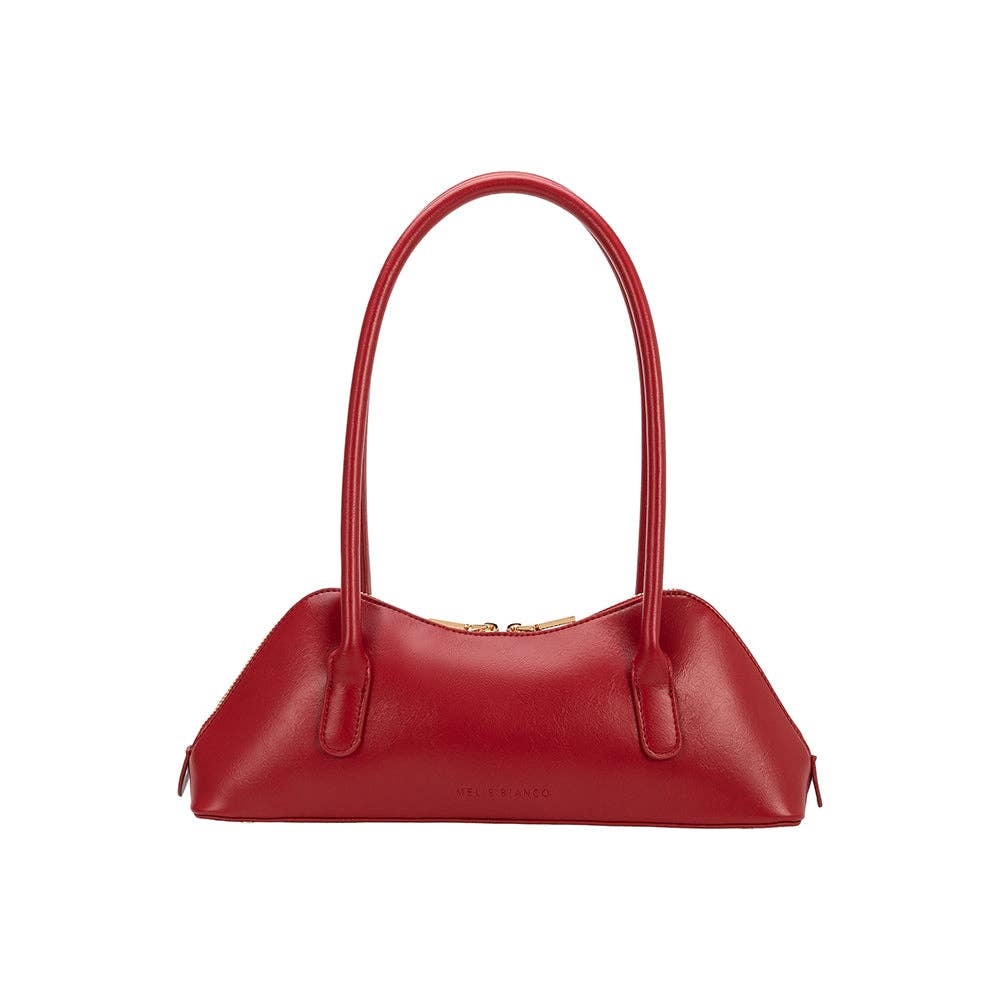Dakota Red Recycled Vegan Shoulder Bag - Downerss
