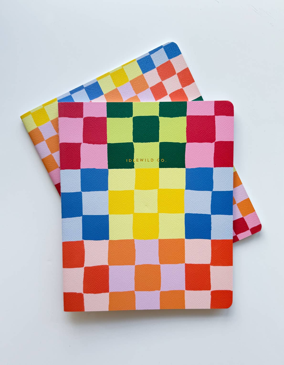 Idlewild Co. - Rainbow Check Notebook Duo - Downerss