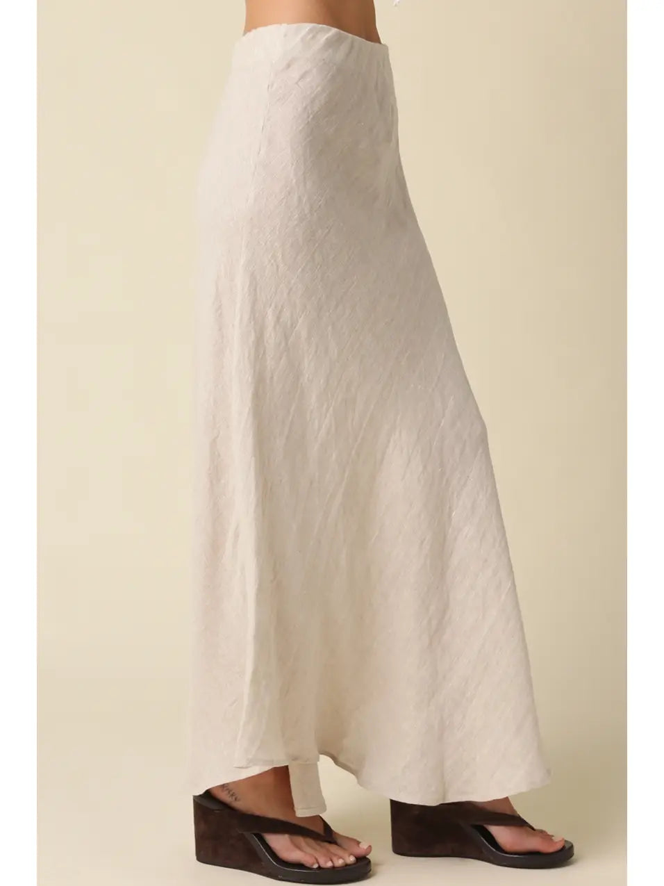 Nadia Linen Maxi Skirt