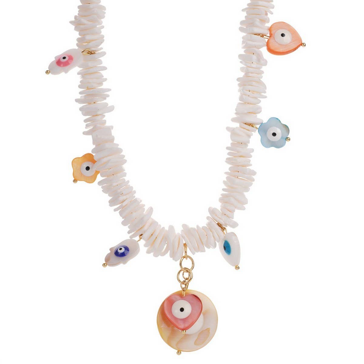 Puka Charm Necklace