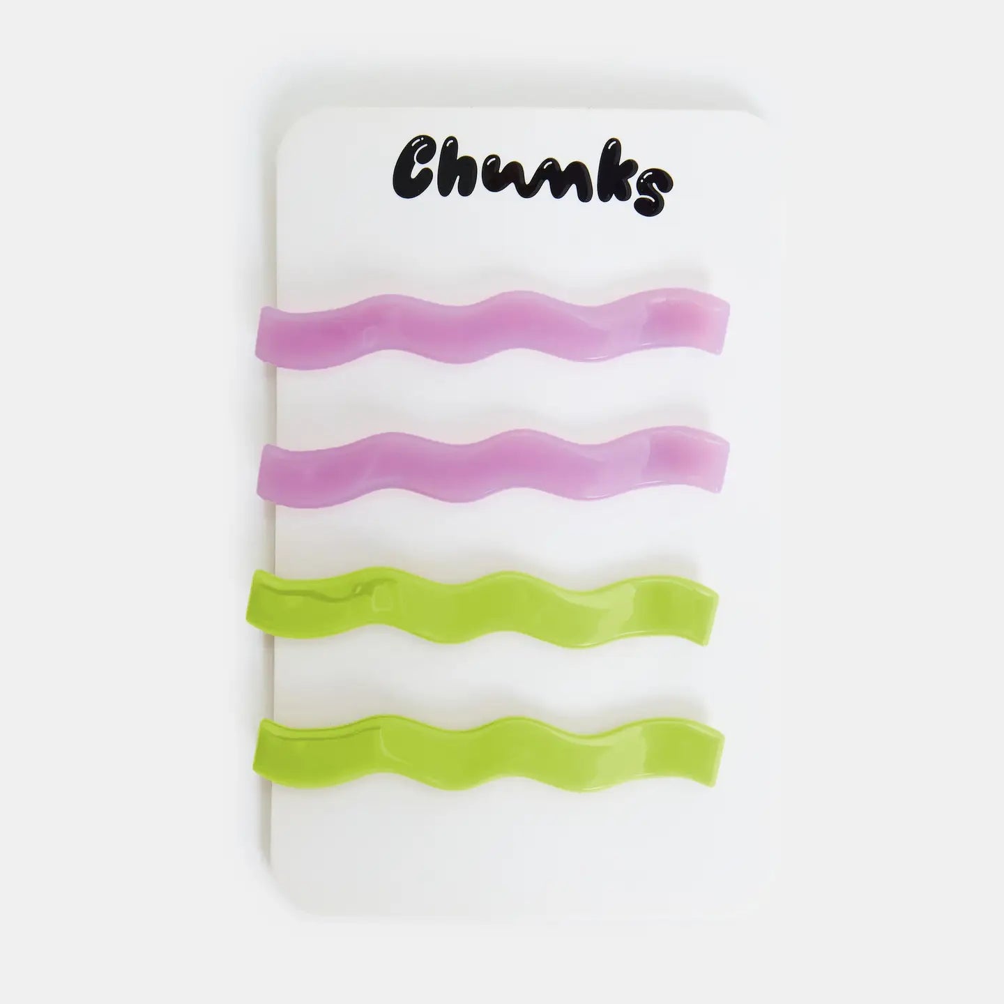 Slides Wavy in Lilac + Lime