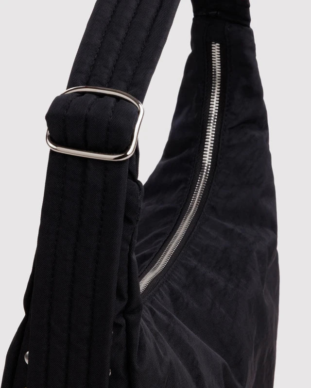 Nylon Shoulder Bag - Studs