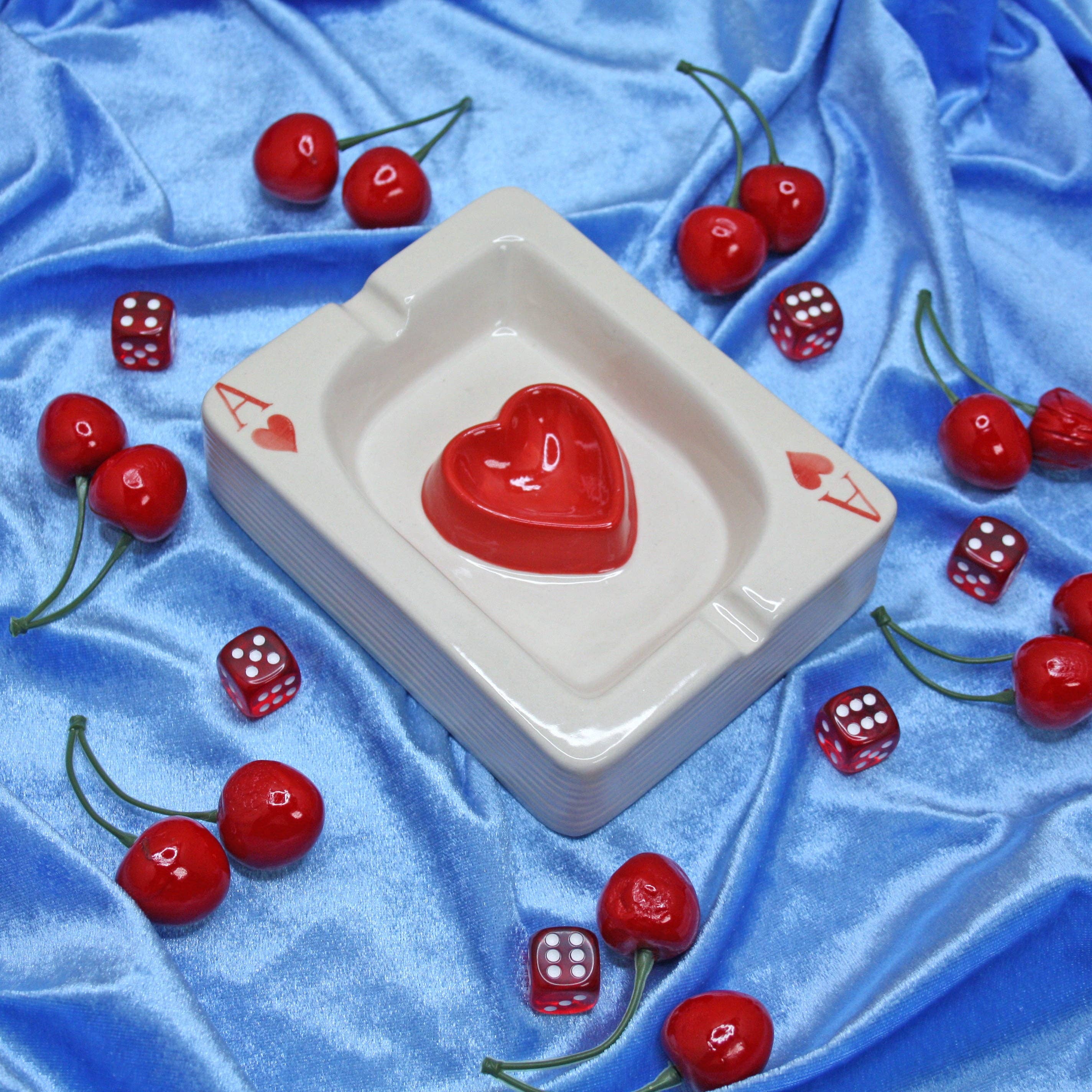 Ace of Hearts Ashtray