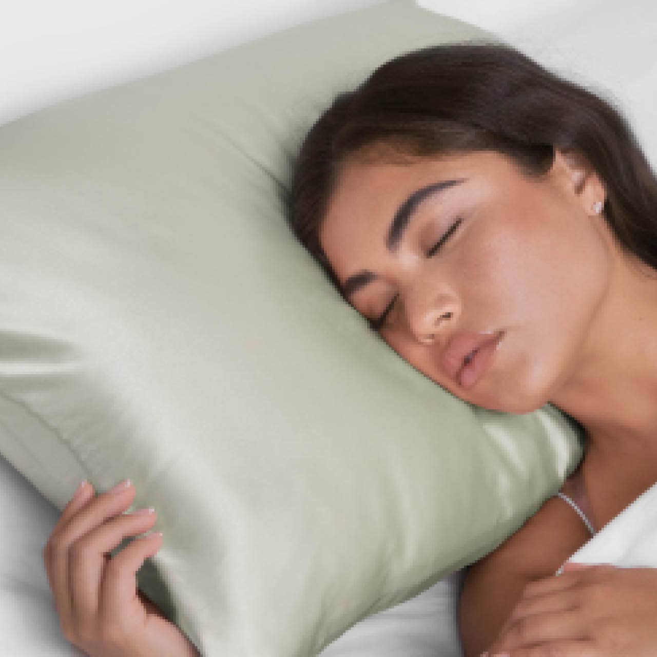 Satin Pillowcase - Sage - Downerss