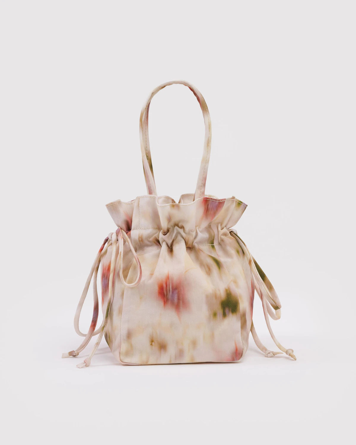 Nylon Drawstring Bag - Abstract Flower