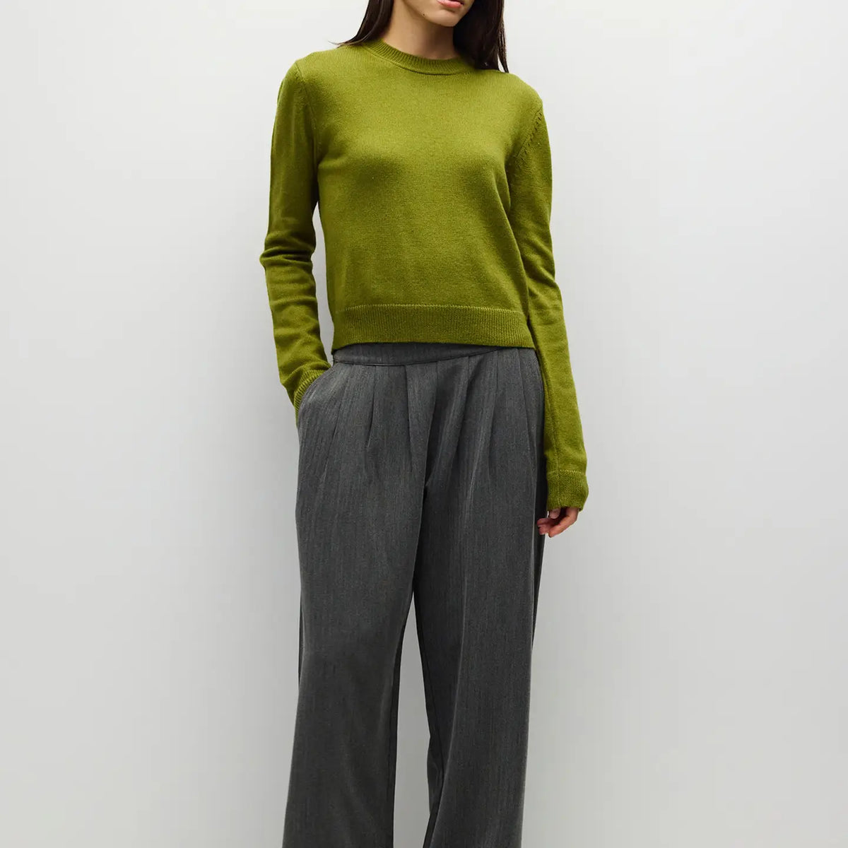 The Tristan Sweater - Moss