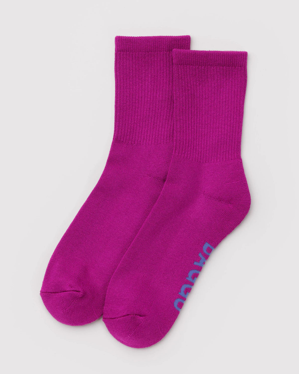 Ribbed Socks - Deep Fuschia