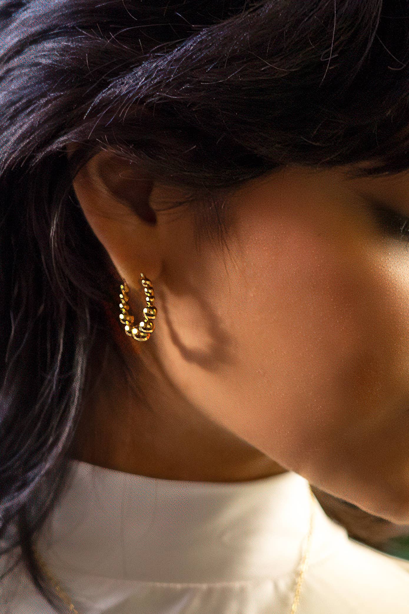 Elio Hoops - 18K Gold Plated