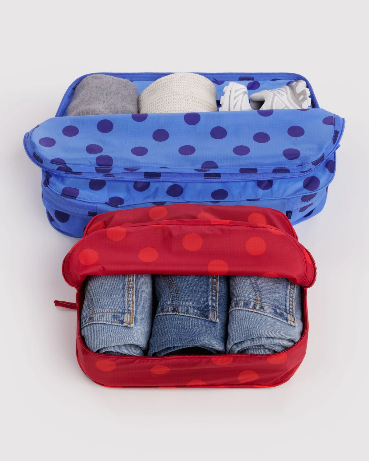 Large Packing Cube Set - Polka Dot Mix