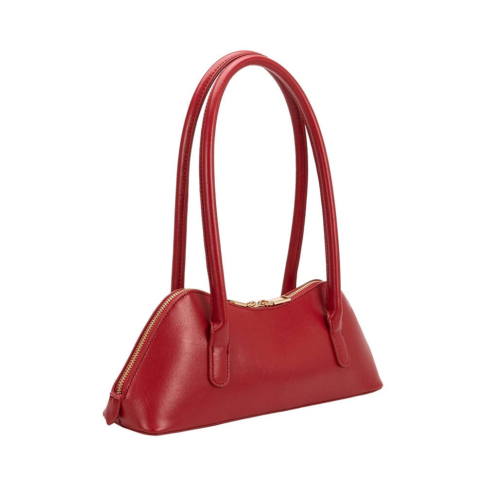 Dakota Red Recycled Vegan Shoulder Bag - Downerss