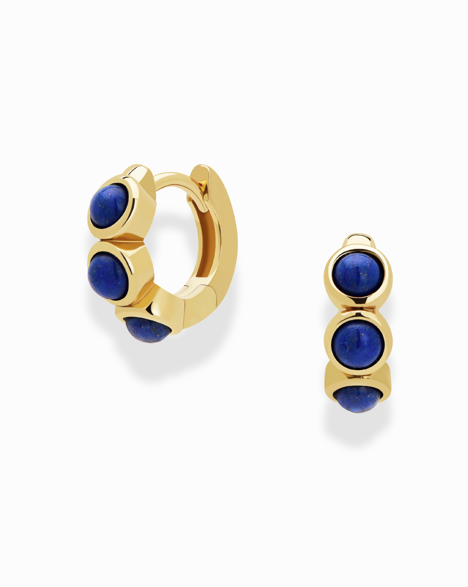 Corynn Gemstone Huggies - Lapis
