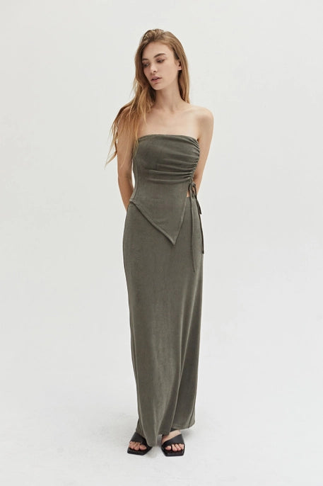 Olive Maxi Skirt