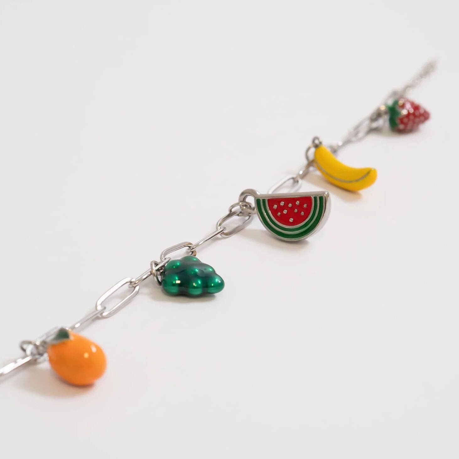 Fruit Charm Bracelet