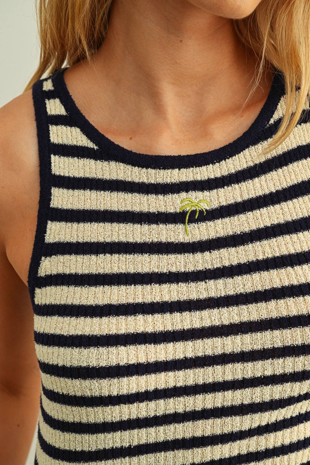 Striped Summer Knit Tank
